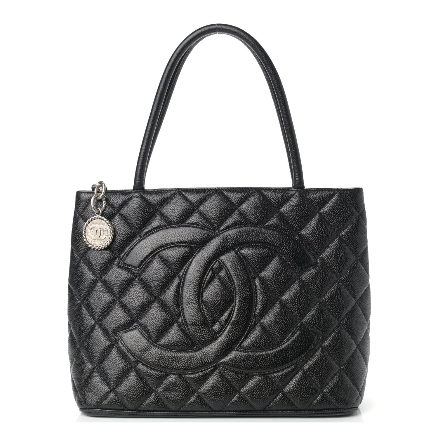 Chanel Caviar Quilted Medallion Tote Black 1 of 13