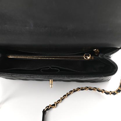 Chanel Caviar Lizard Quilted Small Coco Handle Flap Black 4 of 9