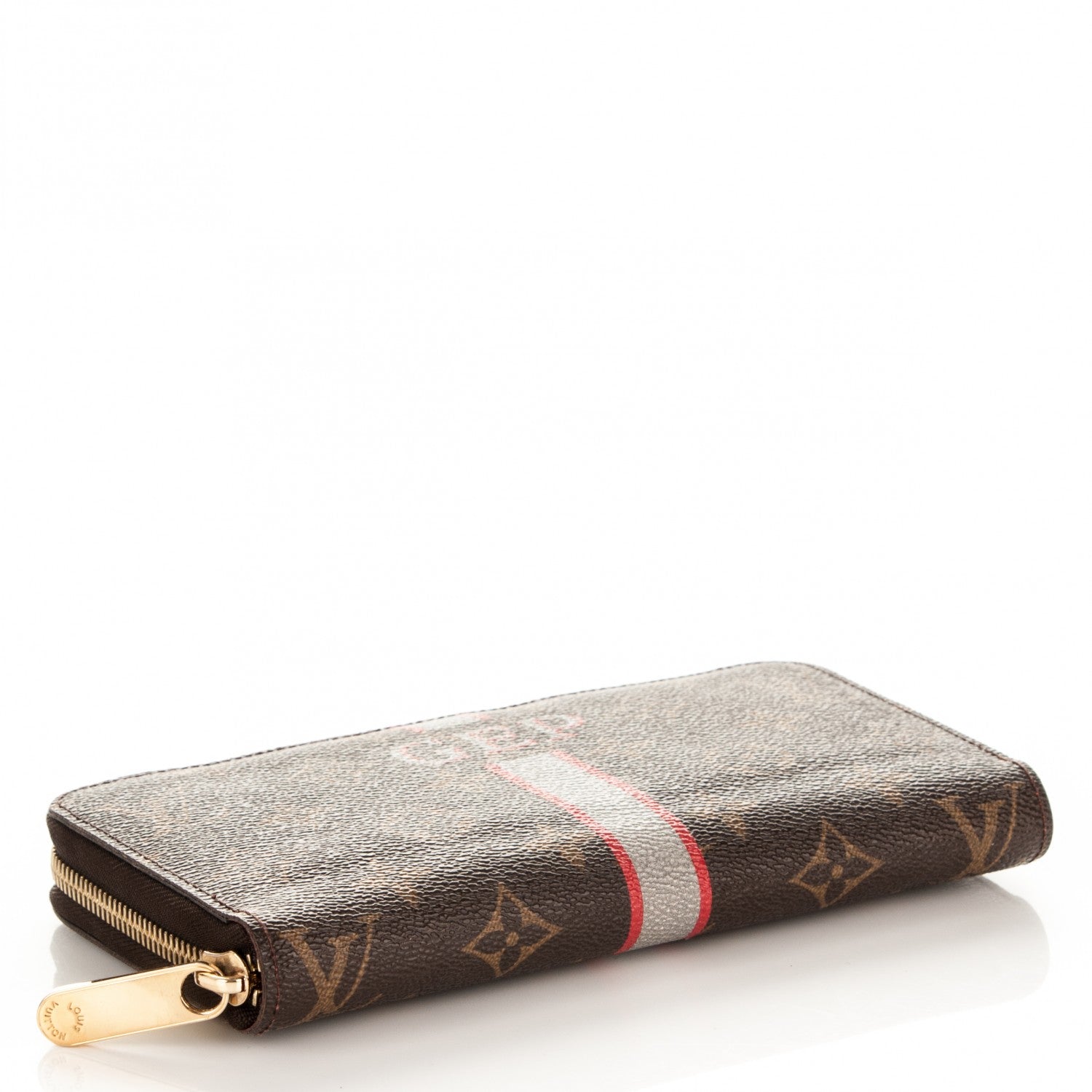 Louis Vuitton Monogram My LV Heritage Zippy Wallet Gris Rouge 4 of 7
