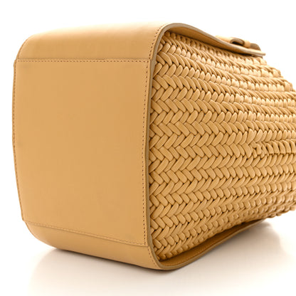 Loewe Calfskin Woven Compact Hammock Shoulder Bag  Sahara 10 of 10