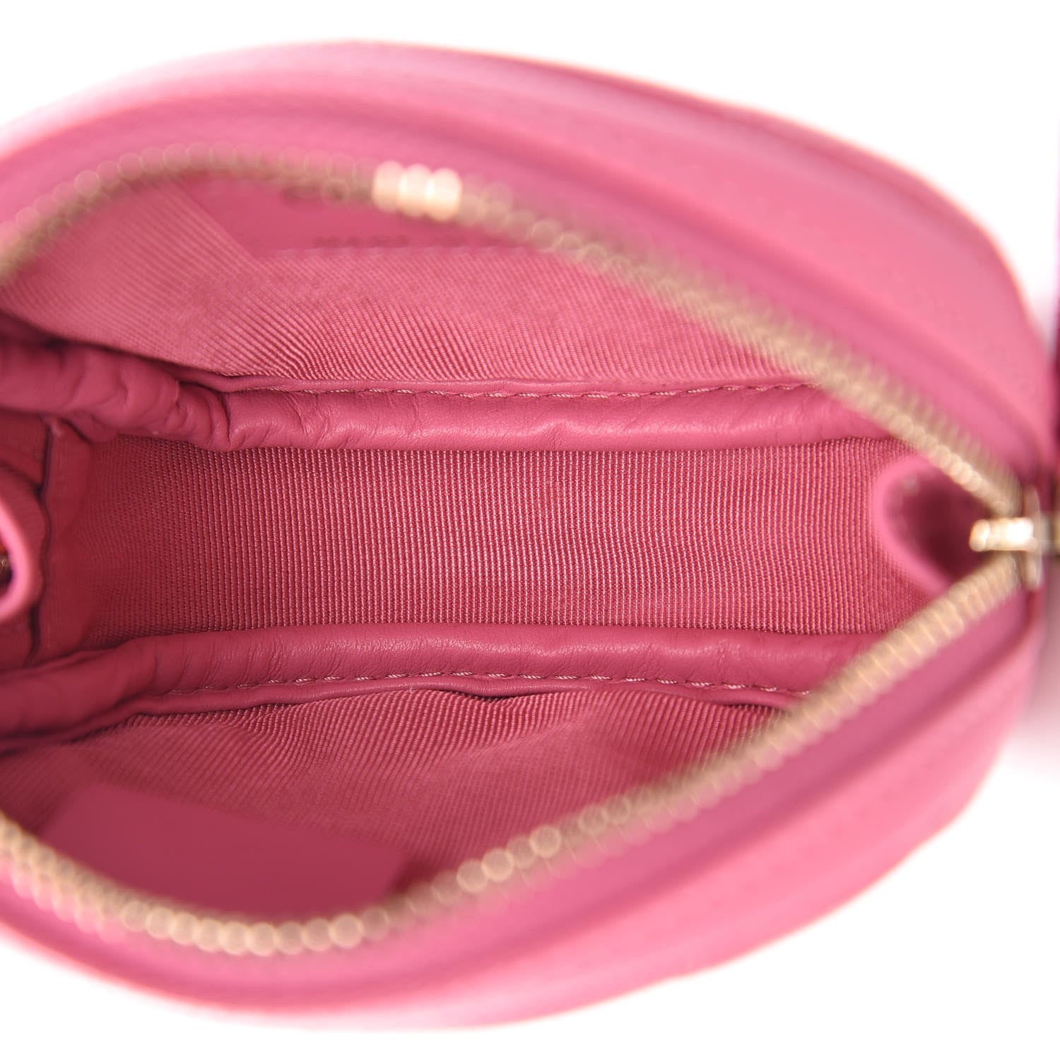 Chanel Caviar Quilted Zip Around Classic Coin Purse Pink 5 of 8