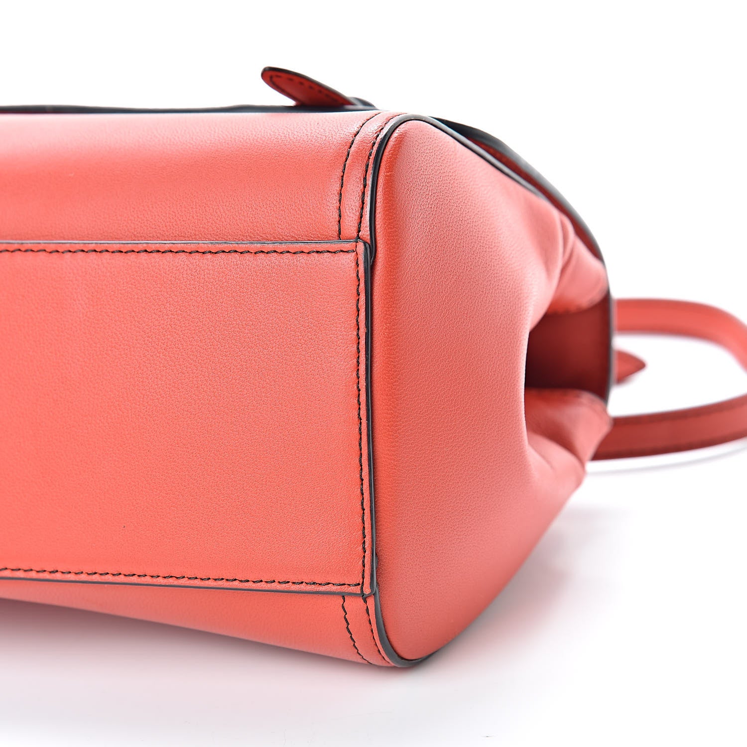 Bottega Veneta Nappa Intrecciato Scales Mini Top Handle Bag Geranium 9 of 12