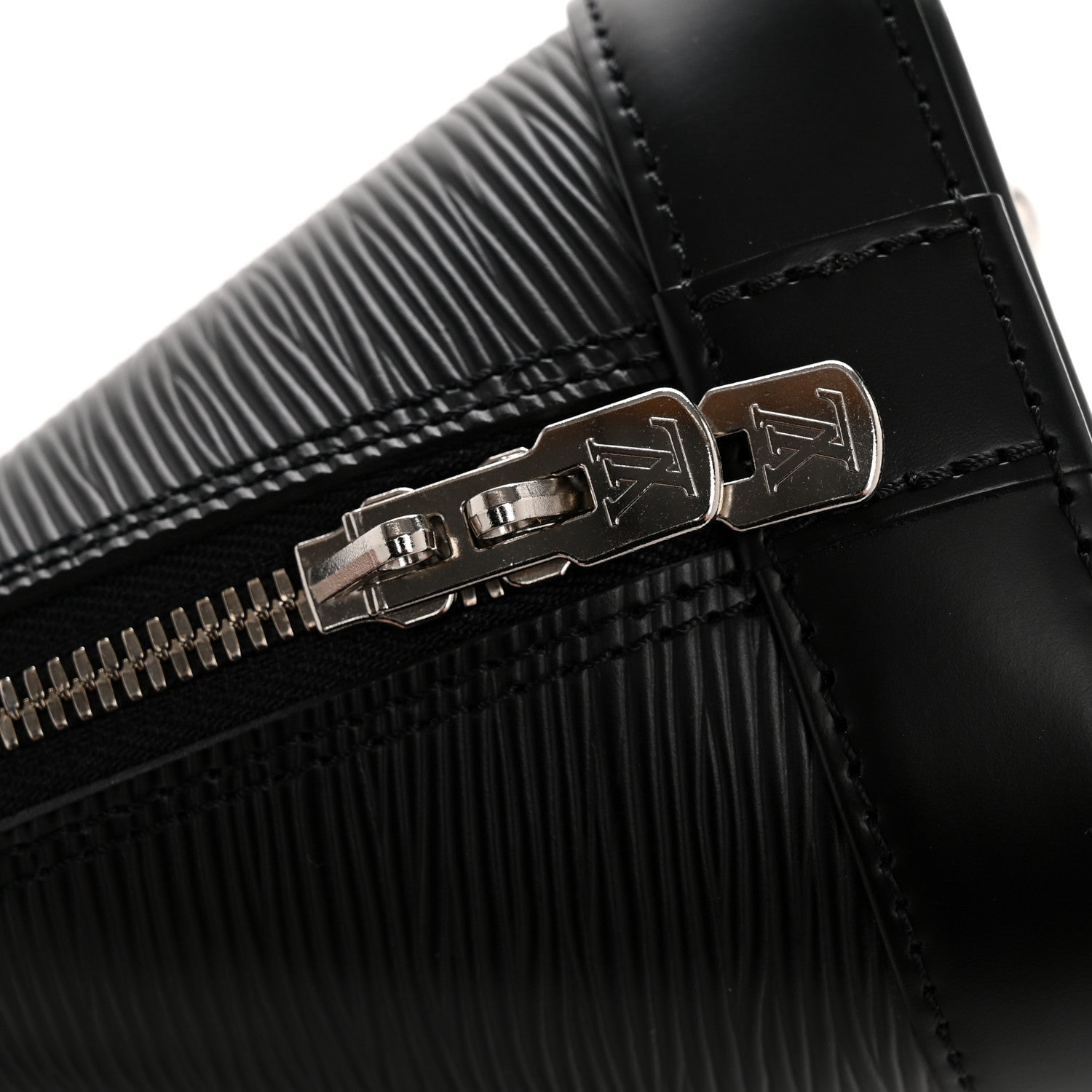 Louis Vuitton Epi Jacquard Alma BB Black 10 of 11