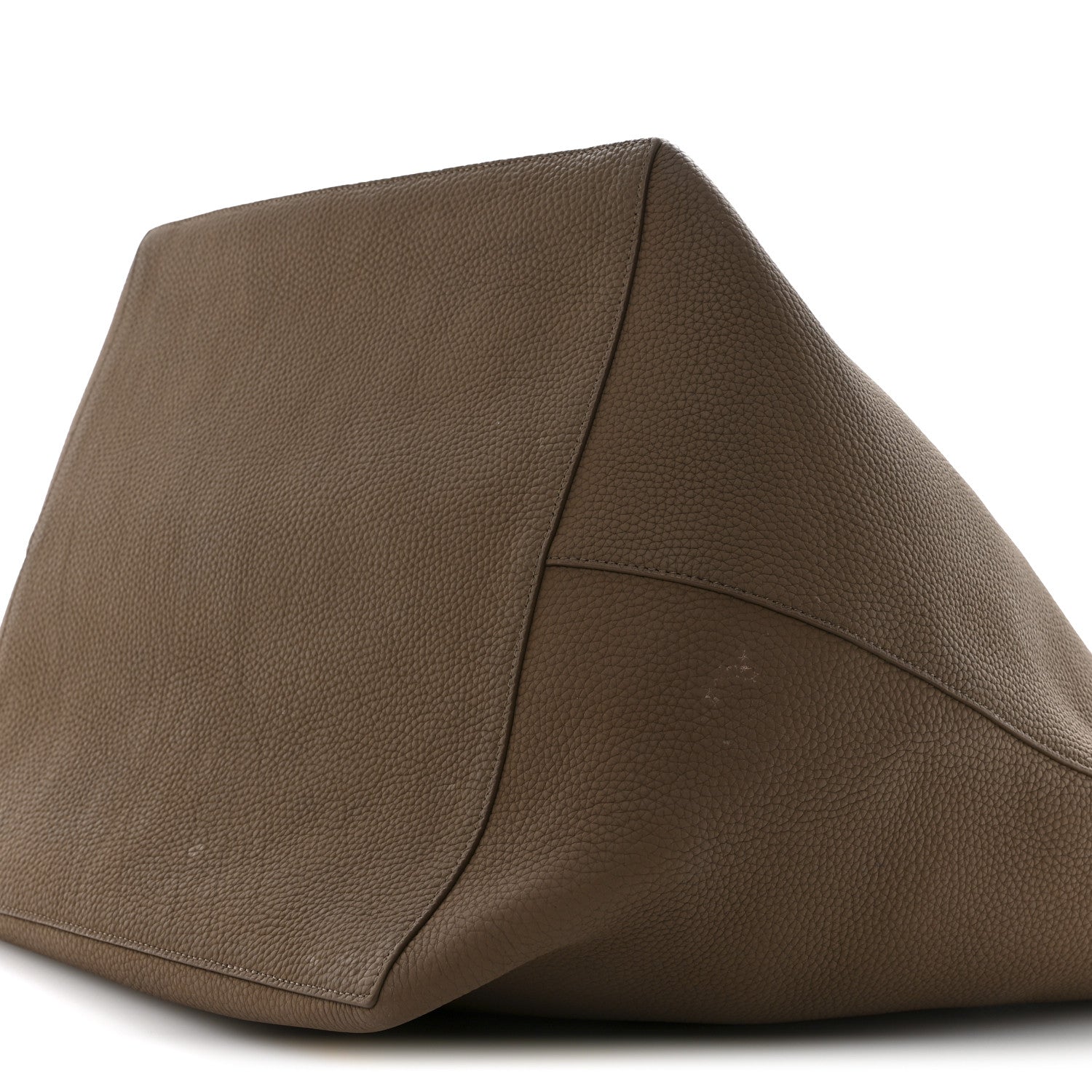 The Row Grained Calfskin Park Tote XL Taupe 10 of 11