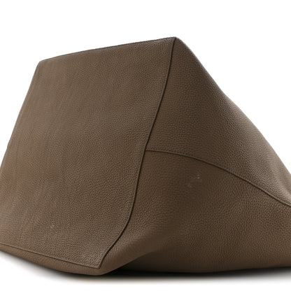 The Row Grained Calfskin Park Tote XL Taupe 10 of 11