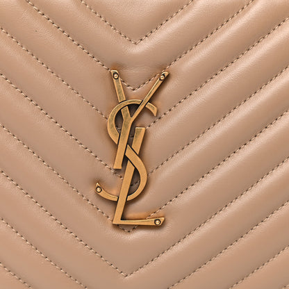 Saint Laurent Calfskin Matelasse Monogram Lou Camera Bag Dark Beige 10 of 10