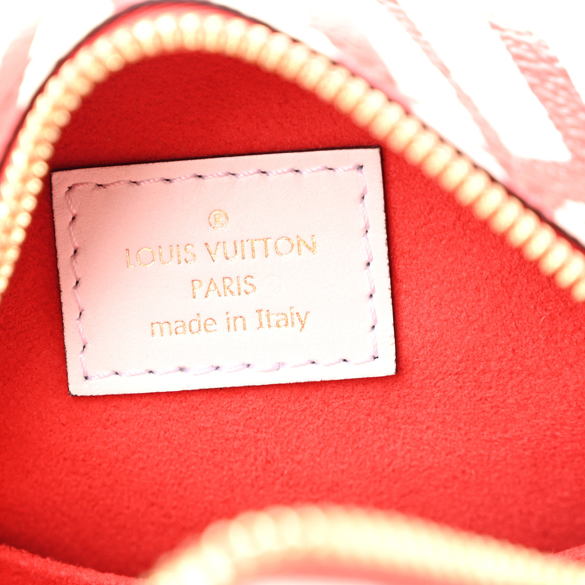 Monogram Giant Crafty Boite Chapeau Souple PM Rouge Rose Creme