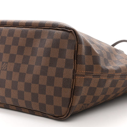 Louis Vuitton Damier Ebene Neo Neverfull MM Rose Ballerine 11 of 14