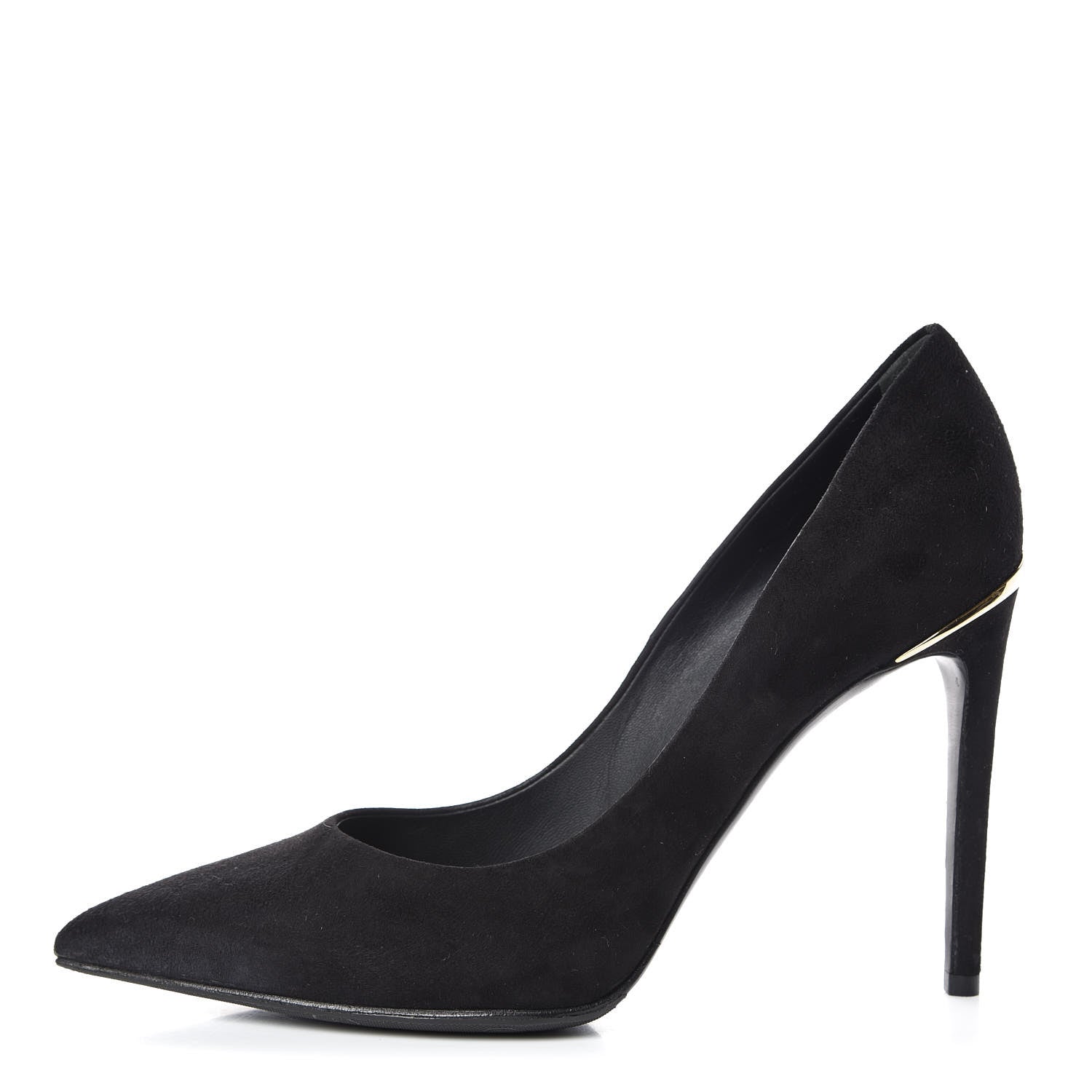 Louis Vuitton Suede Eyeline Pumps 39 Black 1 of 15