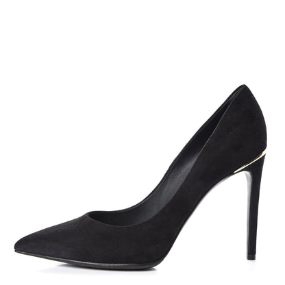 Louis Vuitton Suede Eyeline Pumps 39 Black 1 of 15