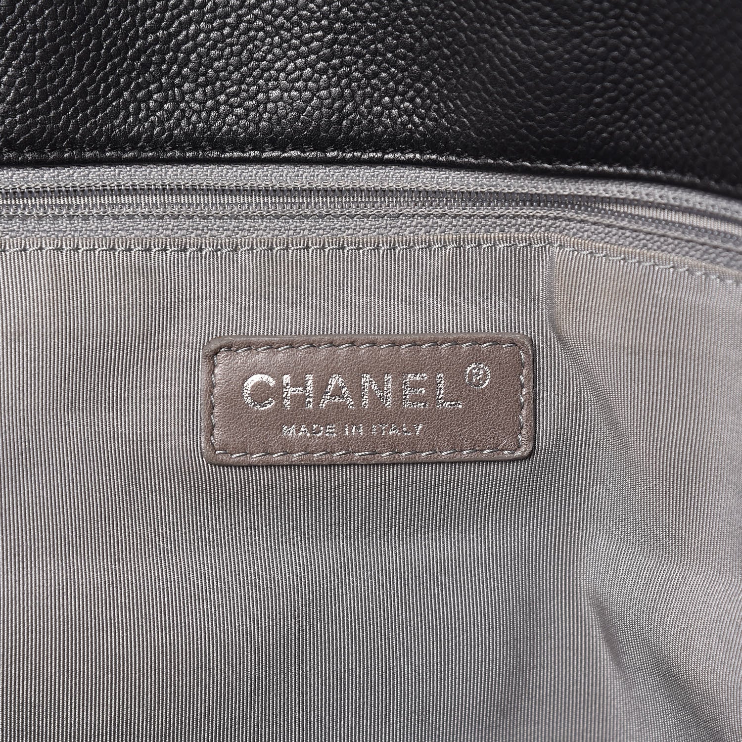 Chanel Caviar CC Shopper Tote Black 6 of 7