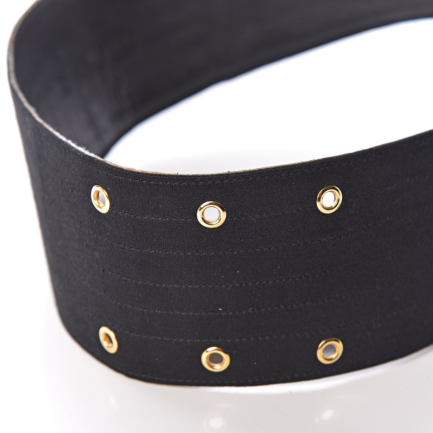 Chanel Jersey CC Wide Belt 70 28 Black 6 of 9