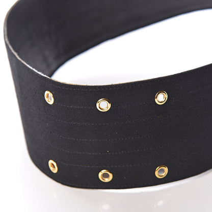 Chanel Jersey CC Wide Belt 70 28 Black 6 of 9