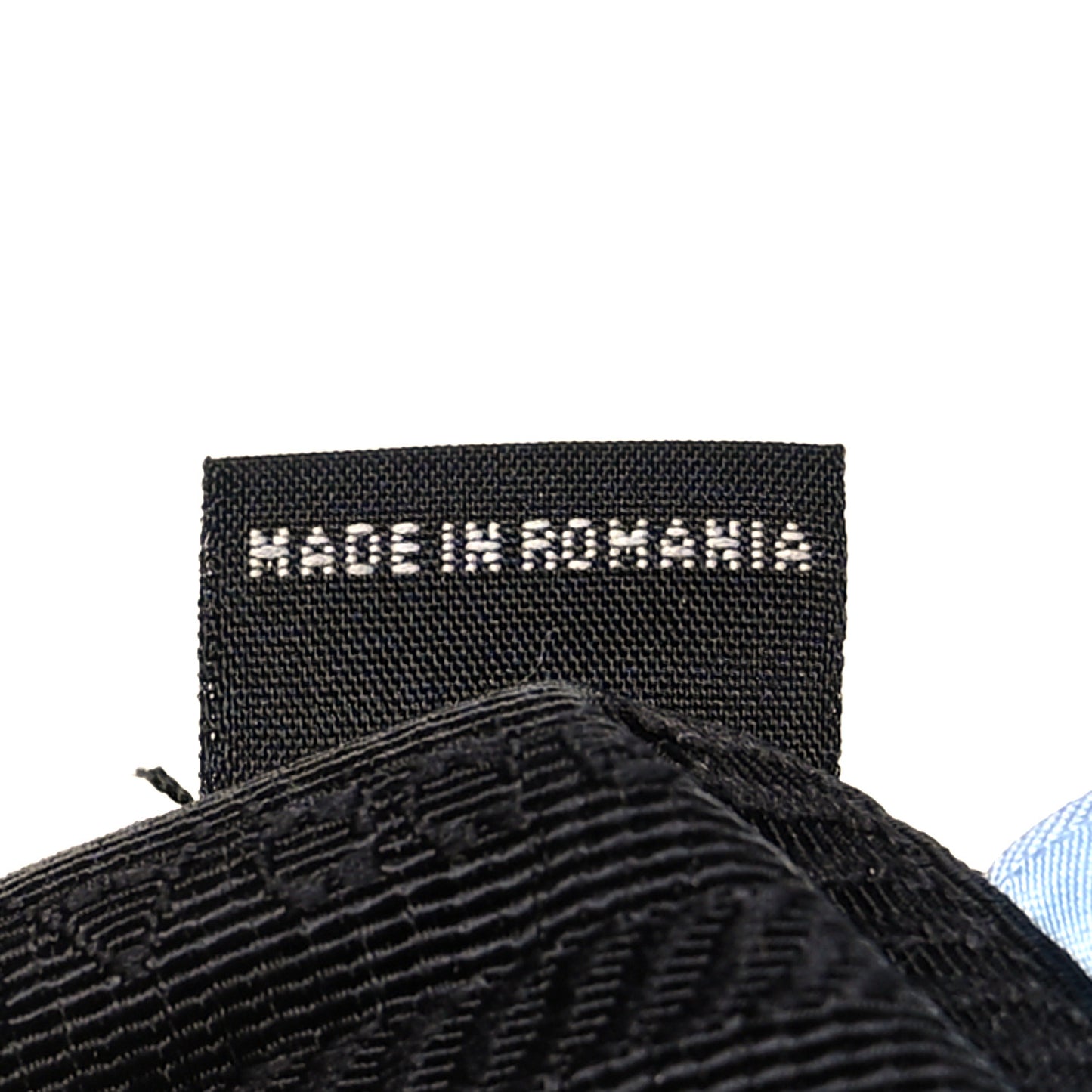 Re-Nylon Saffiano Pocket Zippered Shoulder Bag Black