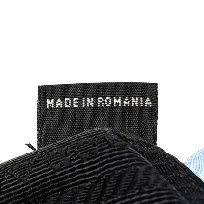 Prada Re-Nylon Saffiano Pocket Zippered Shoulder Bag Black 6 of 9