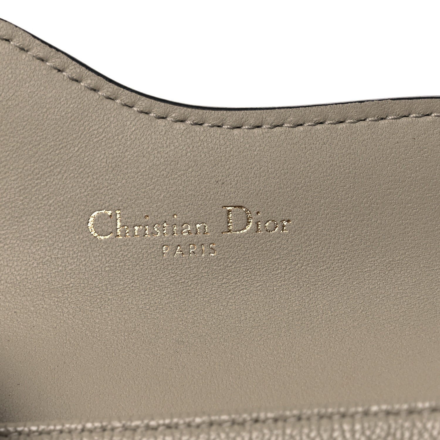 Christian Dior Goatskin Saddle Card Holder Corda 6 of 9