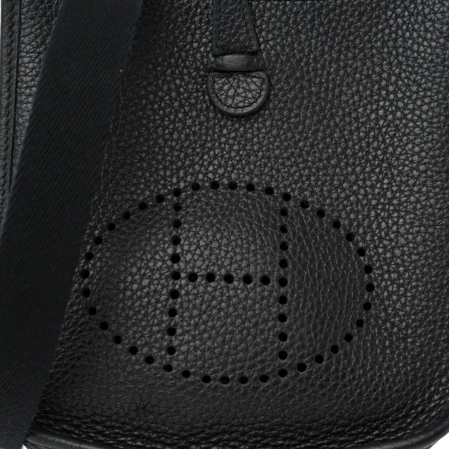 Hermes Taurillon Clemence Evelyne TPM Black 7 of 10