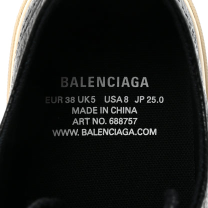 Balenciaga Agneau Arena Womens Paris Low Top Sneakers 38 Black 8 of 8
