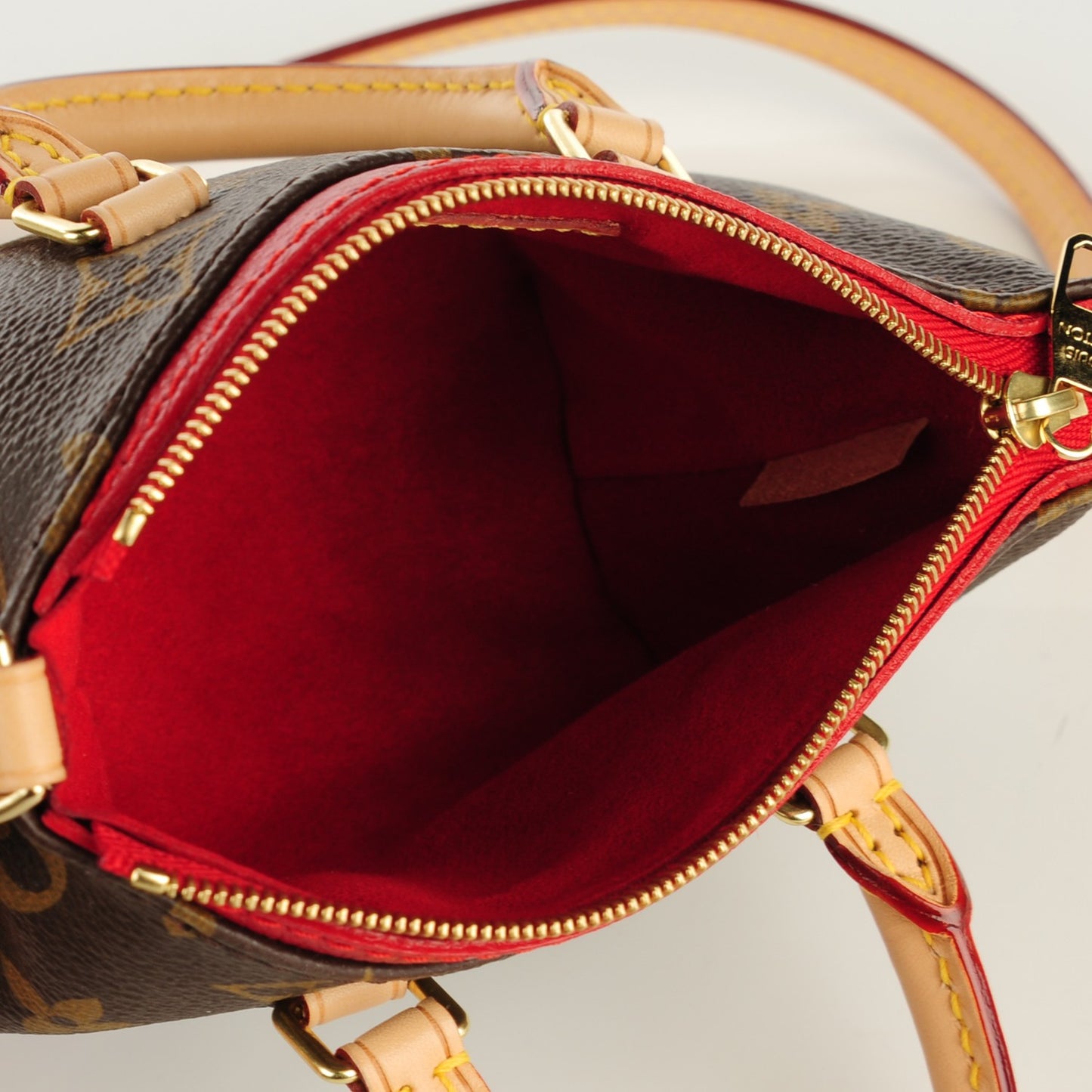 Monogram Nano Pallas Cherry