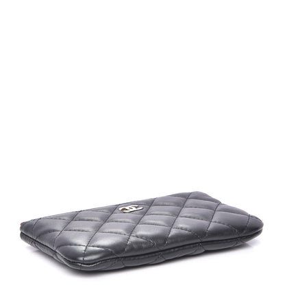 Chanel Lambskin Quilted Small Cosmetic Case Black 4 of 8