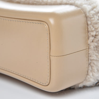Chanel Shearling Small Gabrielle Backpack Dark Beige 9 of 9