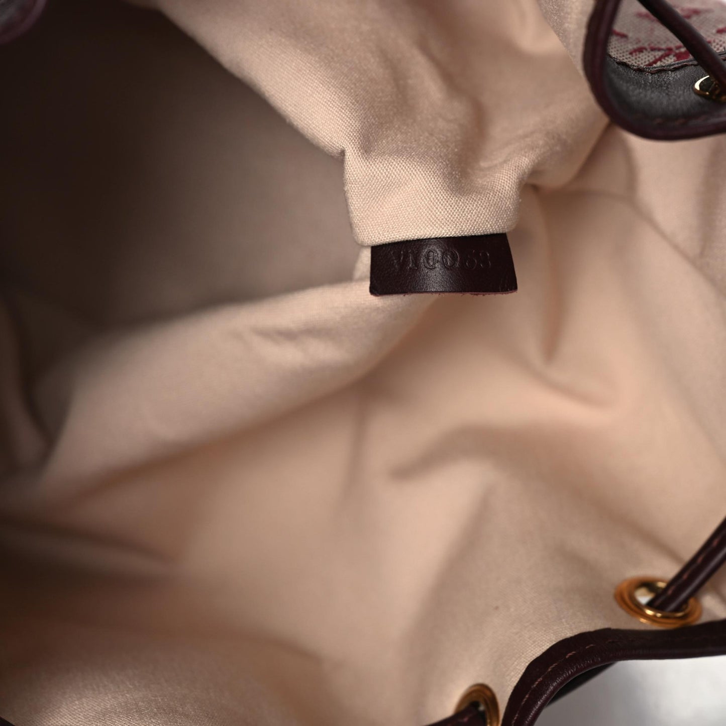 Mini Lin Monogram Noelie Cherry