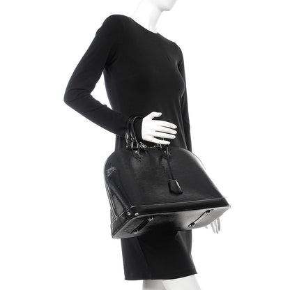 Louis Vuitton Electric Epi Alma GM Black 2 of 11