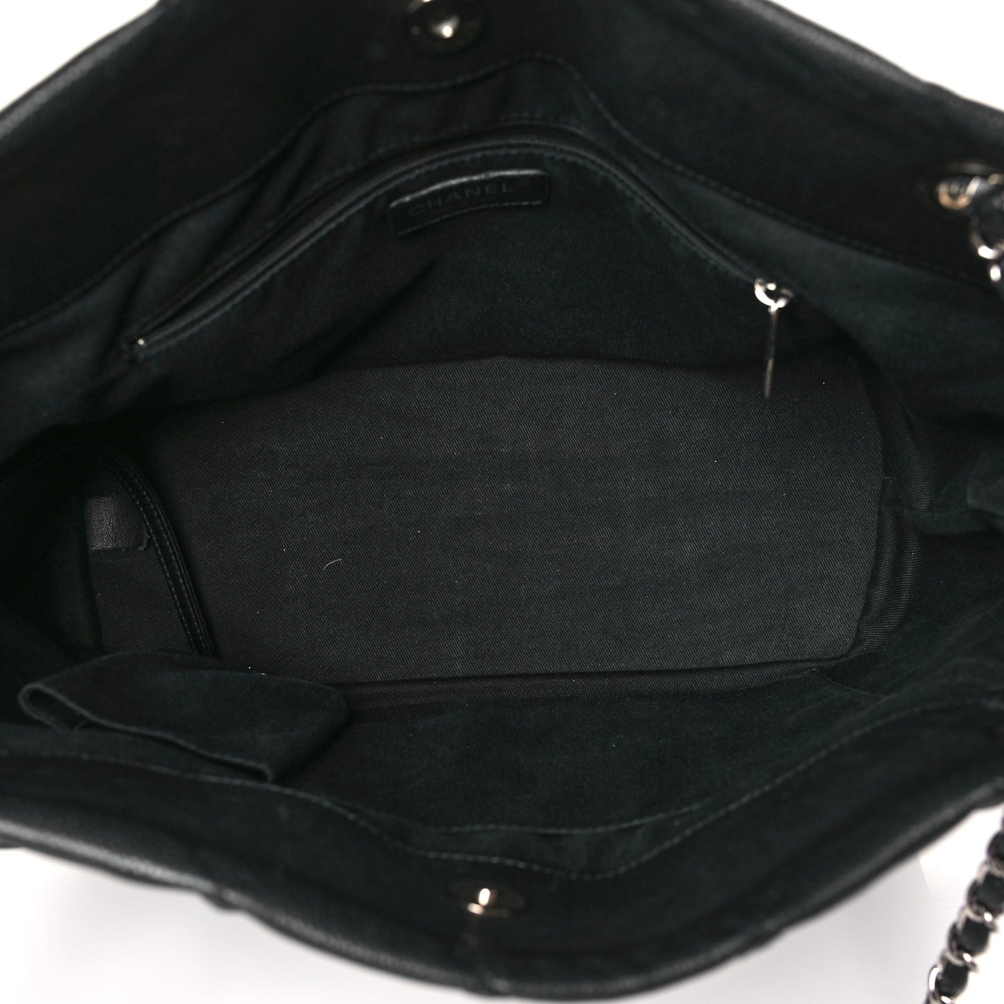 Caviar Quilted CC Timeless Soft Tote Black