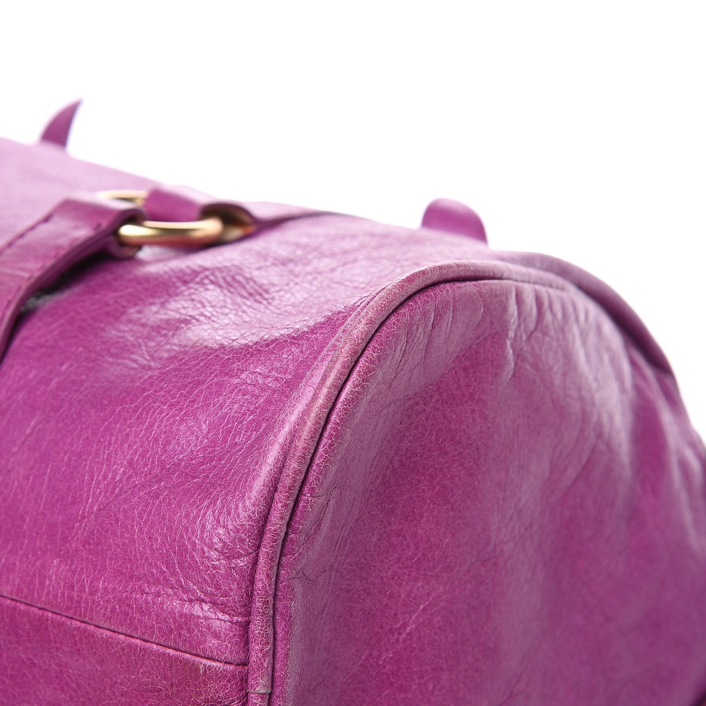 Vitello Lux Medium Bow Bag Fuchsia