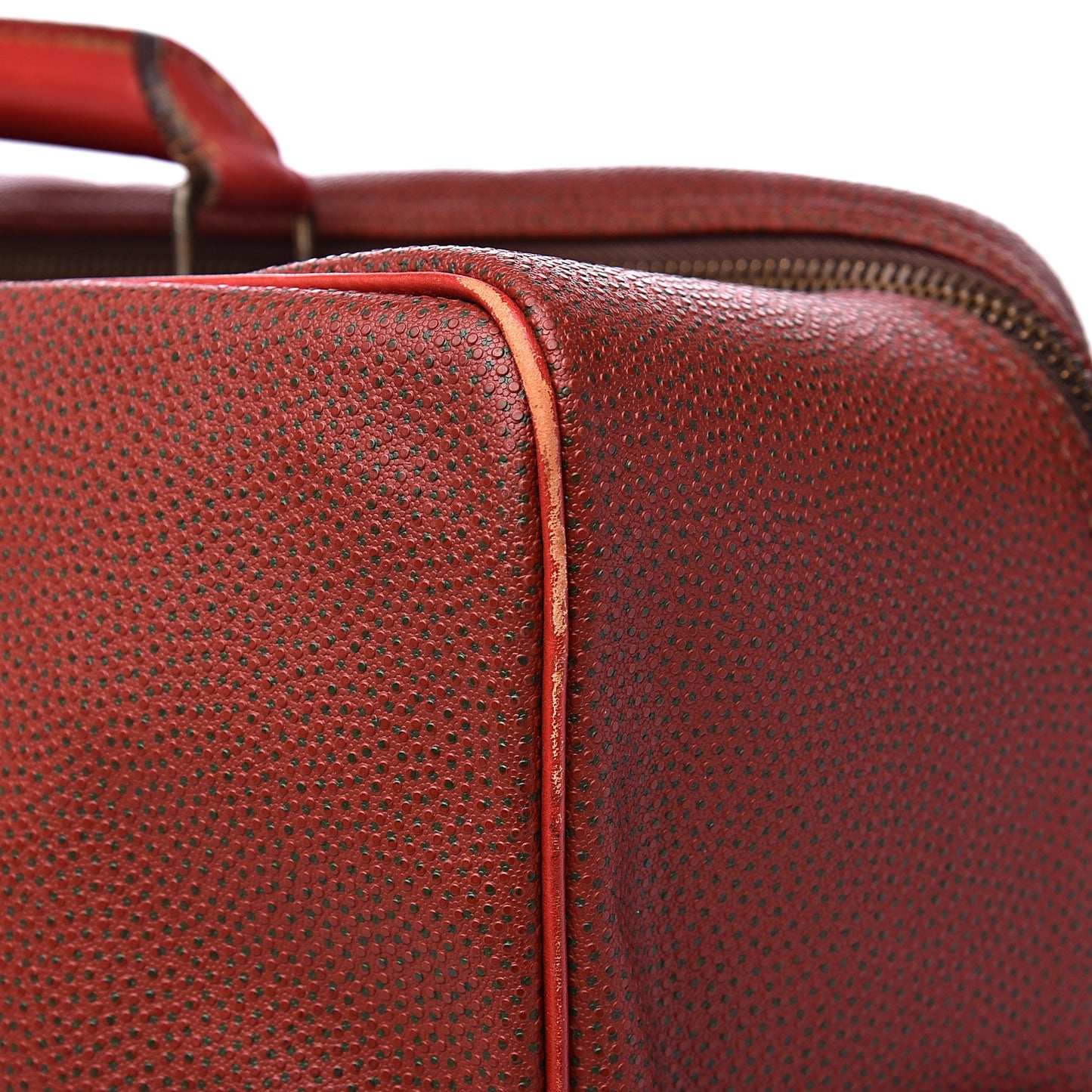 Calfskin Cup Challenge Travel Bag Red