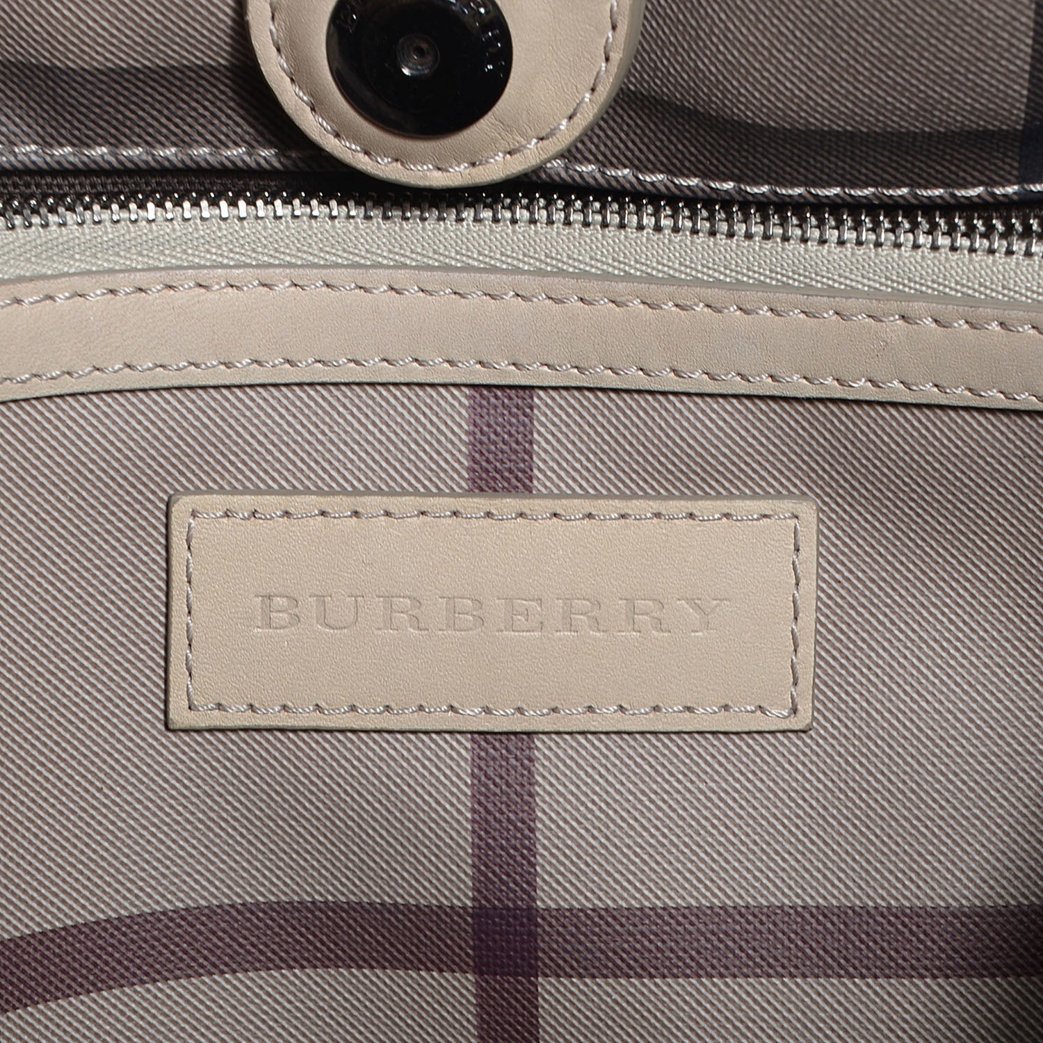 Burberry Smoked Check Small Canterbury Tote Trench 6 of 11