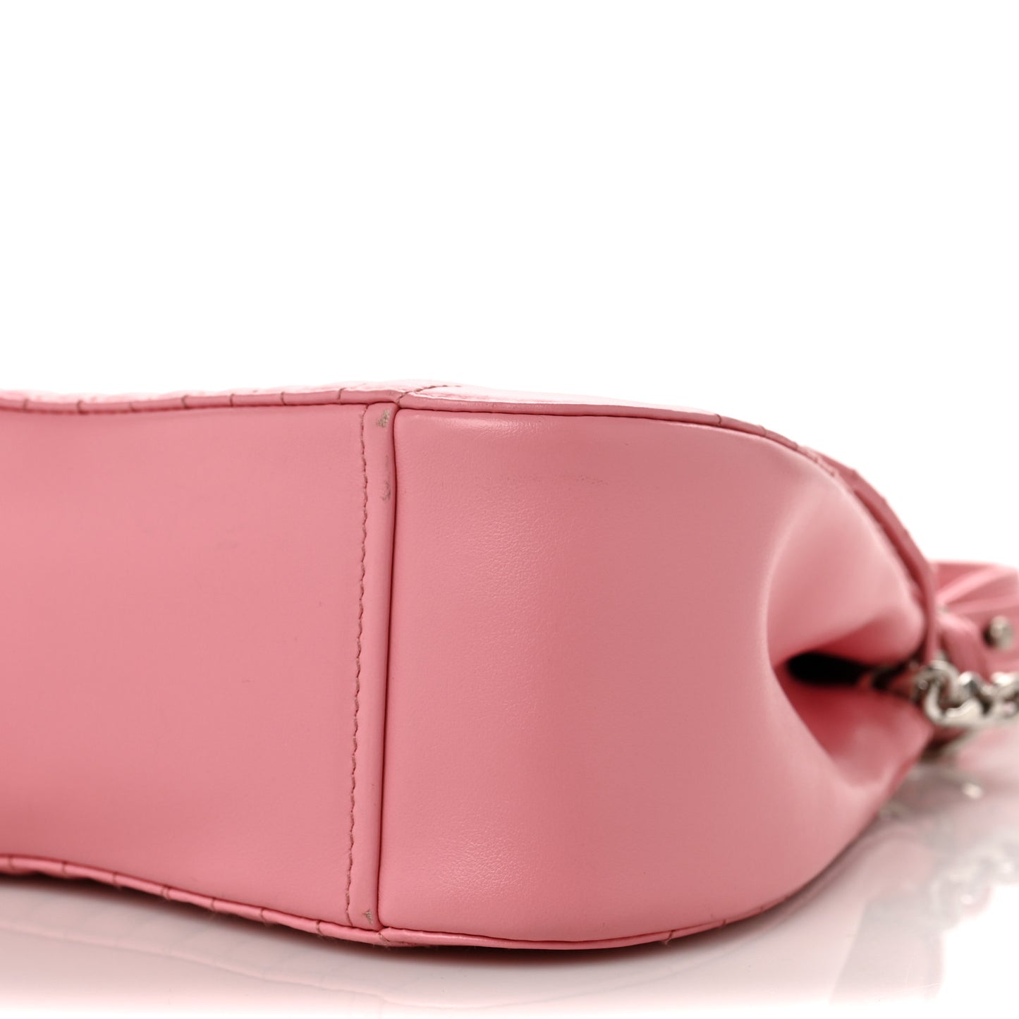 Soft Calfskin Impunture Diagramme Flap Top Handle Bag Begonia