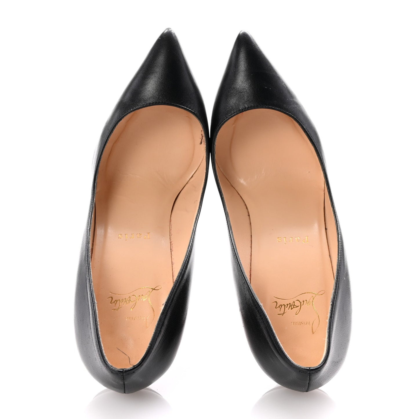 Shiny Nappa Pigalle 100 Pumps 36.5 Black