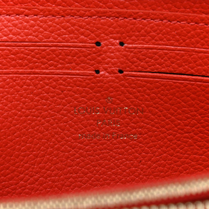 Louis Vuitton Empreinte Blooming Flowers Clemence Wallet Rose Poudre 6 of 9