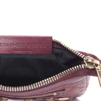 Balenciaga Agneau Giant 12 Gold Hardware M Porte-Monnaie Coin Purse Cassis 7 of 9
