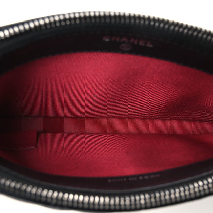 Chanel Aged Calfskin Quilted Small Gabrielle Clutch With Chain Black 6 of 13