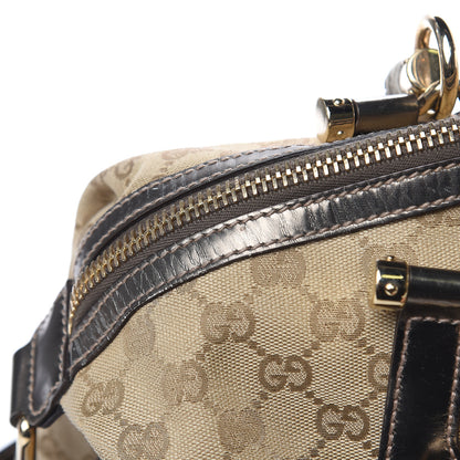 Gucci Monogram Pop Bamboo Top Handle Tote Pewter 15 of 17