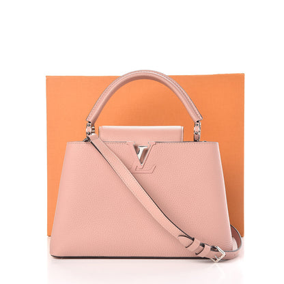 Louis Vuitton Taurillon Capucines PM Magnolia 9 of 9