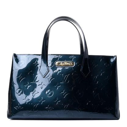 Louis Vuitton Vernis Wilshire PM Blue Nuit 1 of 5