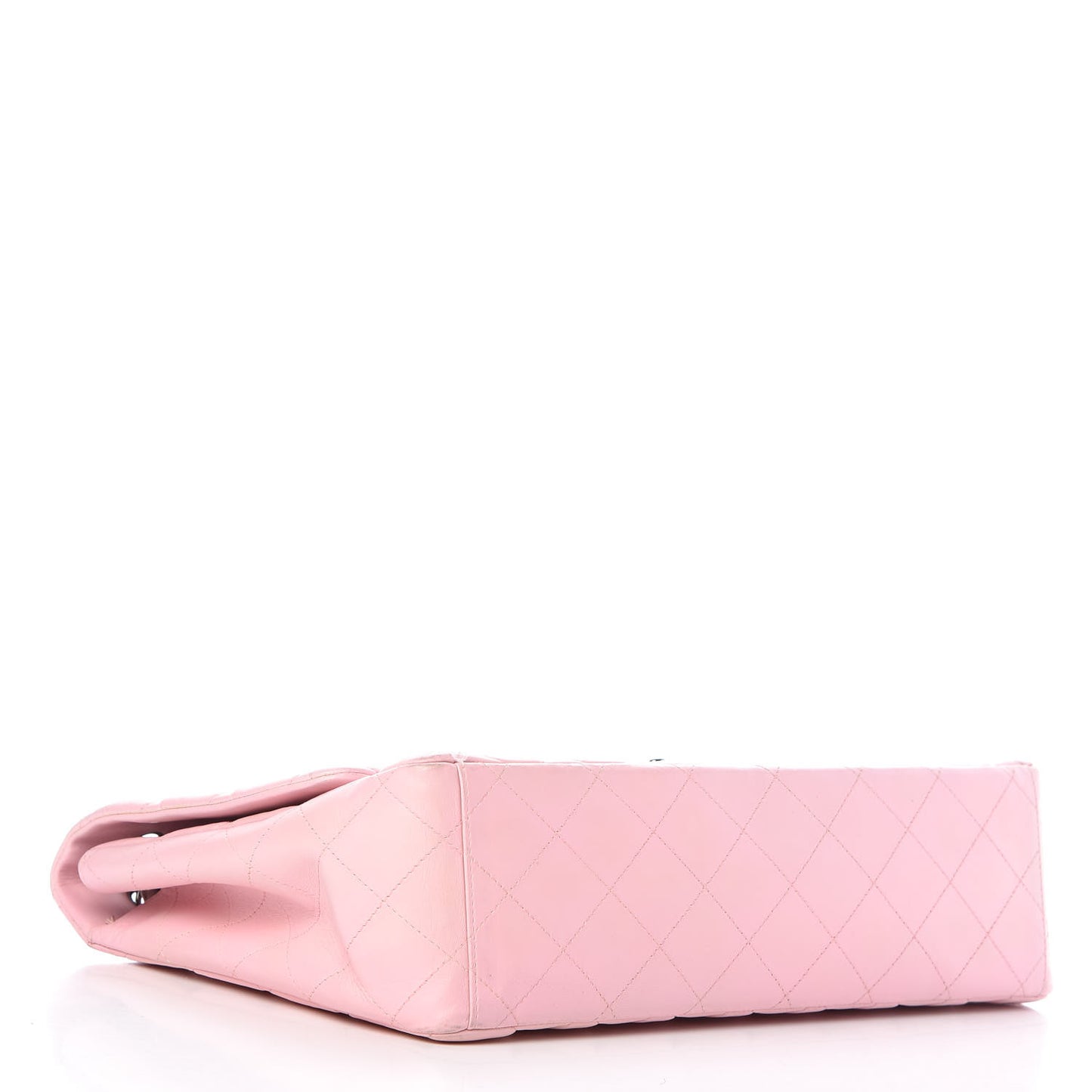 Lambskin Quilted Maxi Single Flap Pink