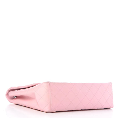 Chanel Lambskin Quilted Maxi Single Flap Pink 4 of 18