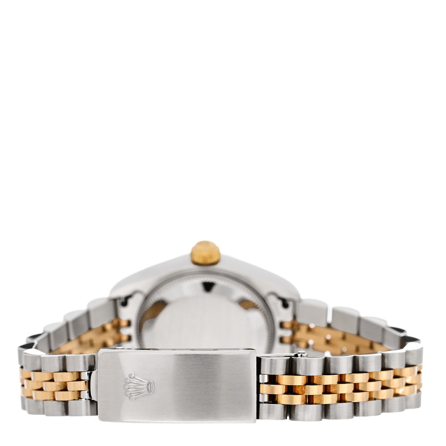 Stainless Steel 18K Yellow Gold 26mm Oyster Perpetual Datejust Watch Champagne Tapestry 79173
