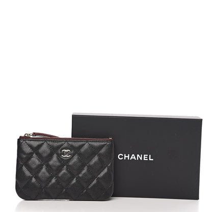 Chanel Caviar Quilted Small Cosmetic Case Black 7 of 7