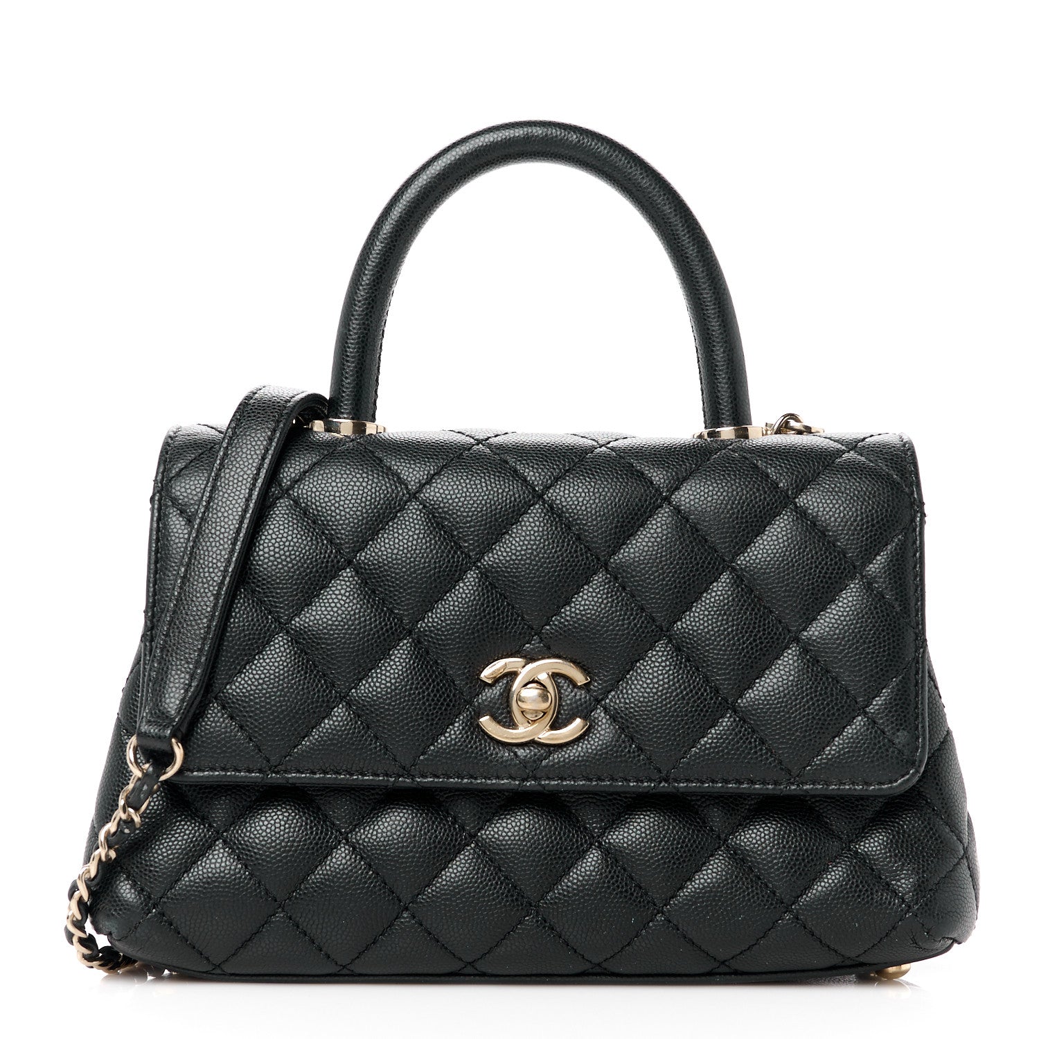 Chanel Caviar Quilted Mini Coco Handle Flap Black 1 of 11
