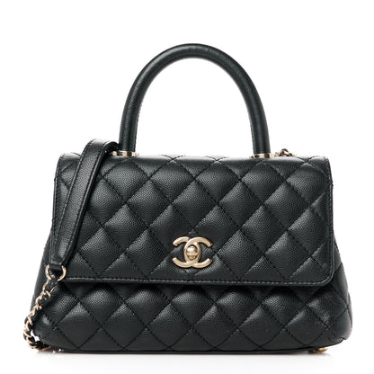 Chanel Caviar Quilted Mini Coco Handle Flap Black 1 of 11