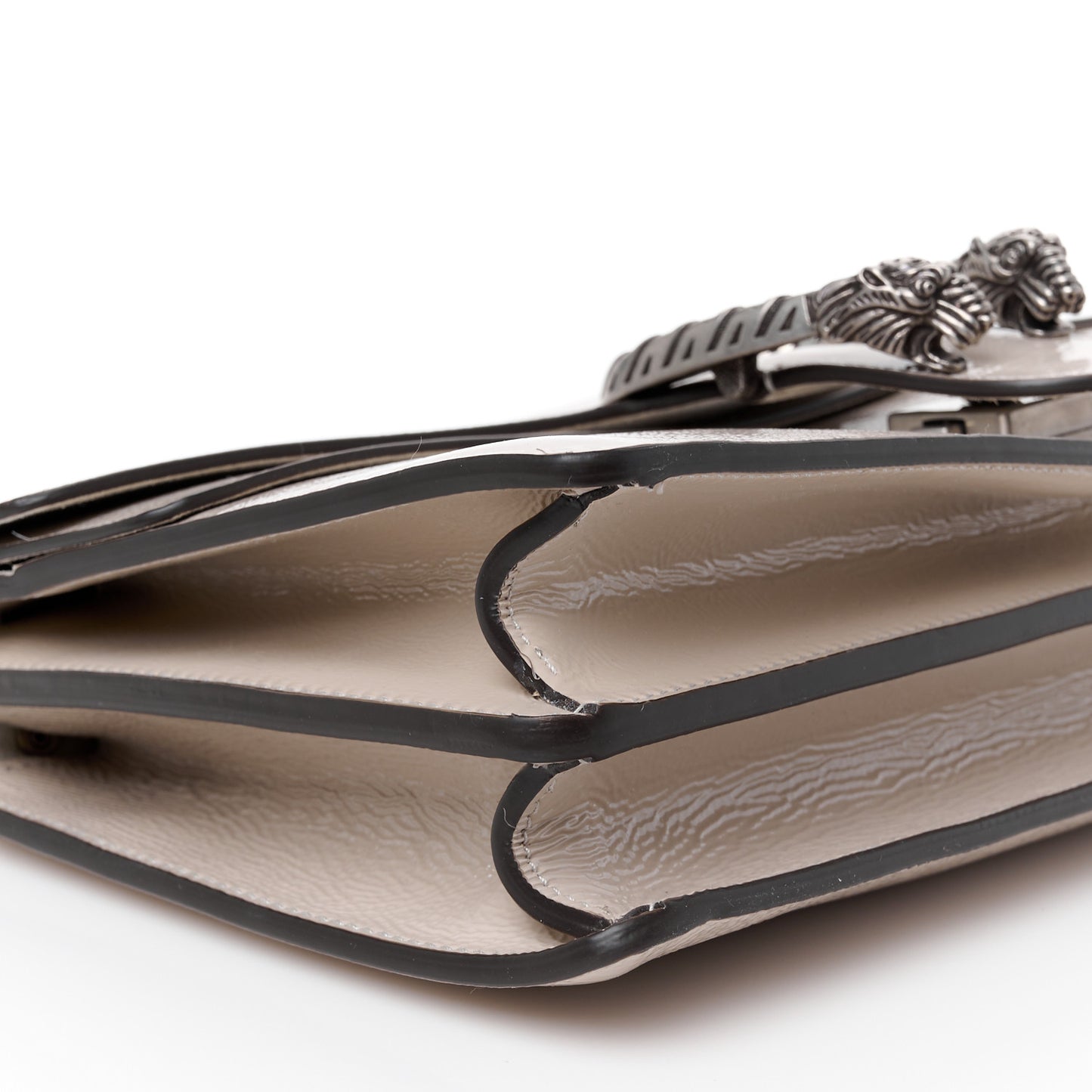 Crinkled Patent Small Dionysus Shoulder Bag Sphinx