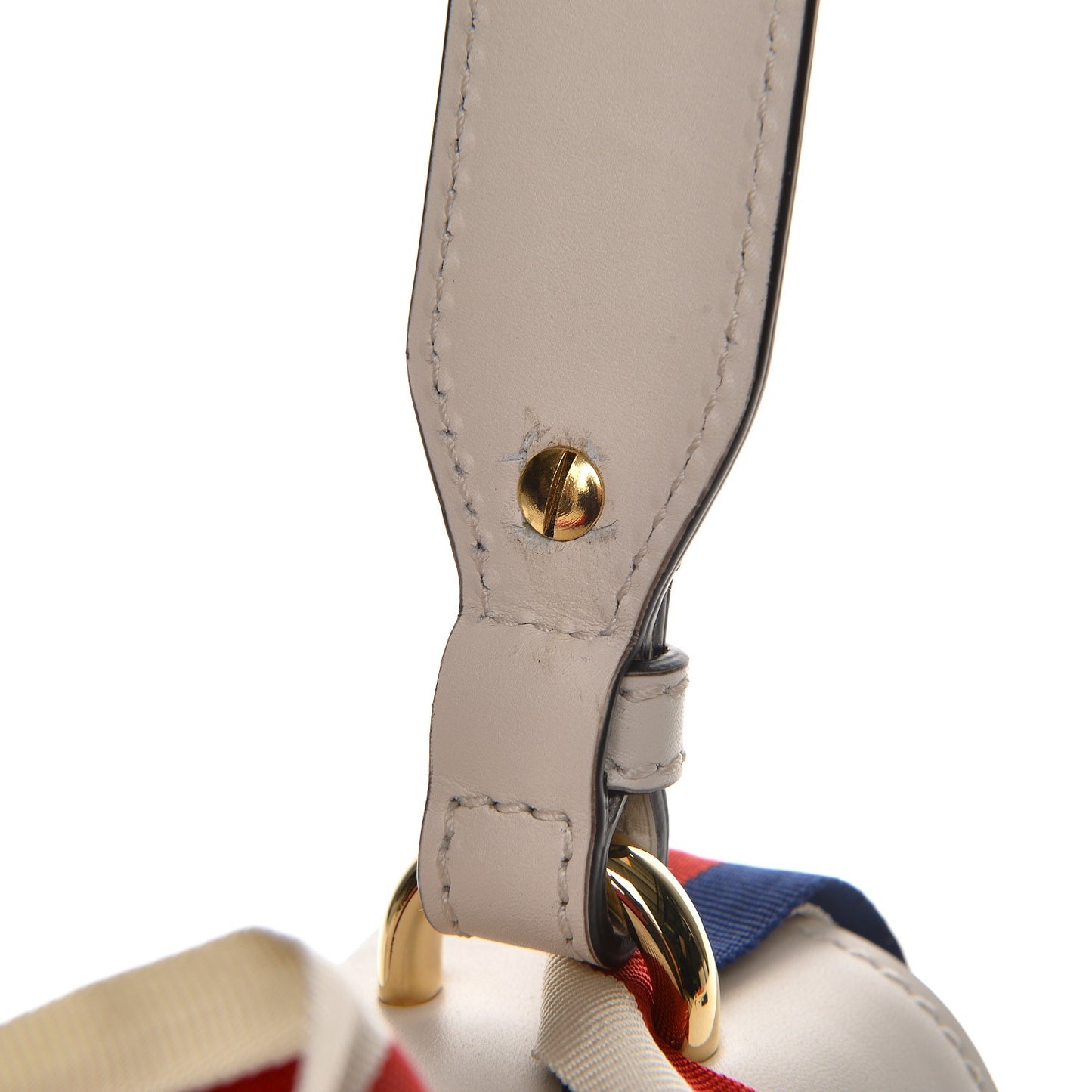Calfskin Small Sylvie Shoulder Bag White