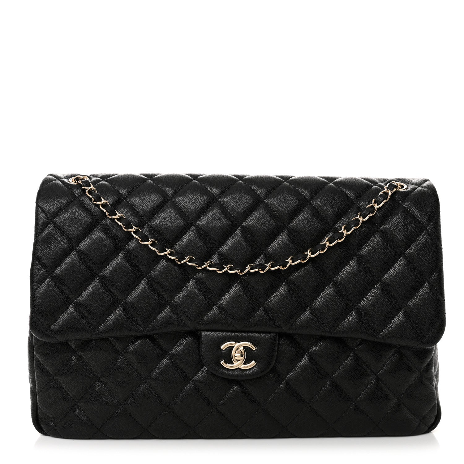 Chanel Caviar Quilted XXL Travel Flap Bag Black 1 of 11