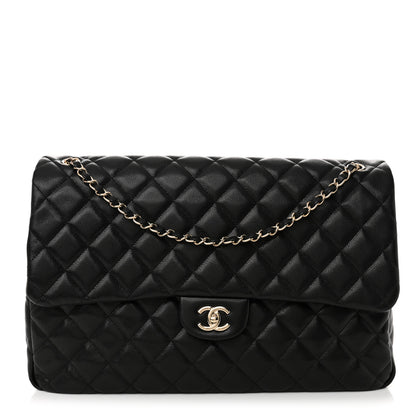 Chanel Caviar Quilted XXL Travel Flap Bag Black 1 of 11