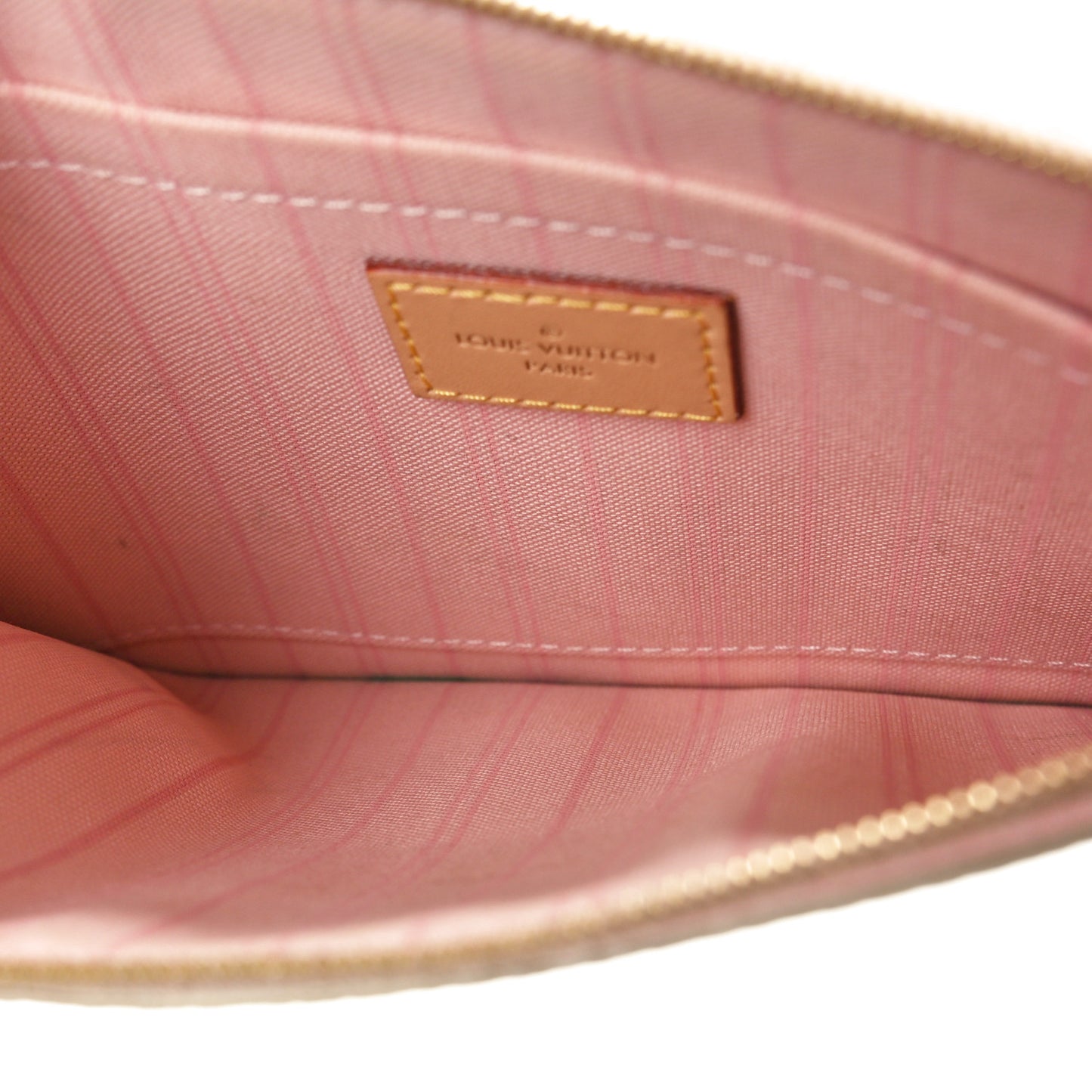 Damier Azur Neverfull MM GM Pochette Rose Ballerine